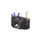 Portaoggetti Q-Connect 23,5x10x11,2 cm nero con cassetto - 7 scomparti KF18472