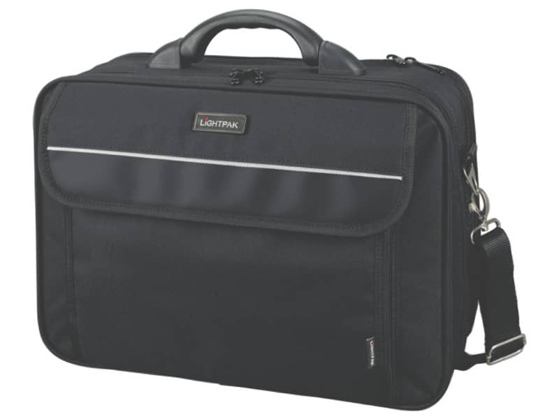 Borsa portacomputer Lightpak ARCO in poliestere 40,5x33x16 cm fino a 17" nero 46010