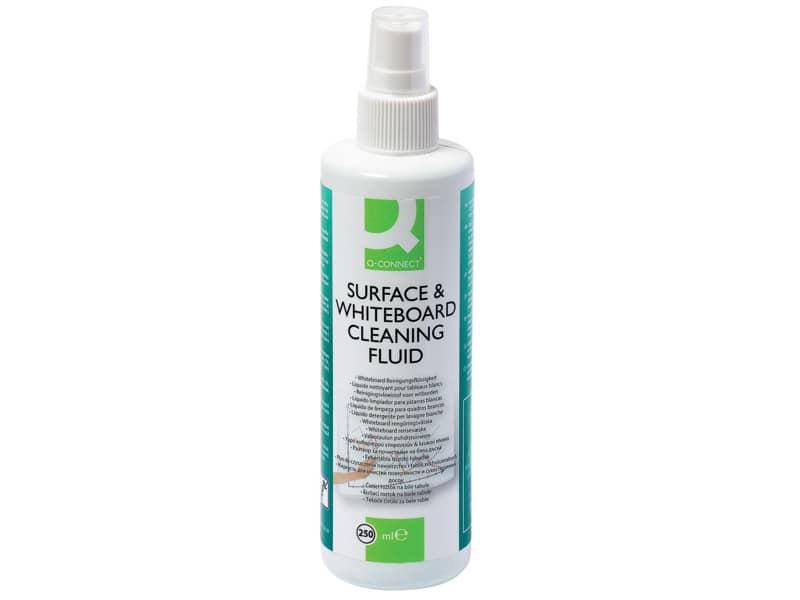 Liquido detergente per lavagne bianche Q-Connect erogatore a spruzzo 250 ml KF04552