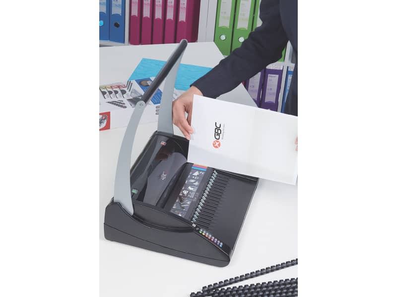 Rilegatrice a dorsi plastici GBC CombBinb® C200 nero 4401845