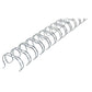 Spirali metalliche a 34 anelli GBC WireBind 14 mm a4 argento conf da 100 spirali - RG810997
