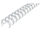 Spirali metalliche a 34 anelli GBC WireBind 14 mm a4 argento conf da 100 spirali - RG810997