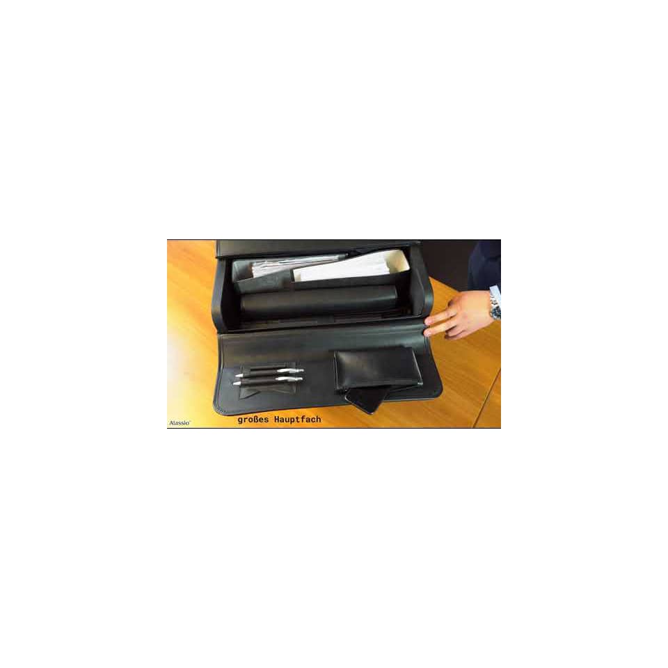 Borsa Pilota Alassio SILVANA in ecopelle 48,5x23x37 cm nero 92301