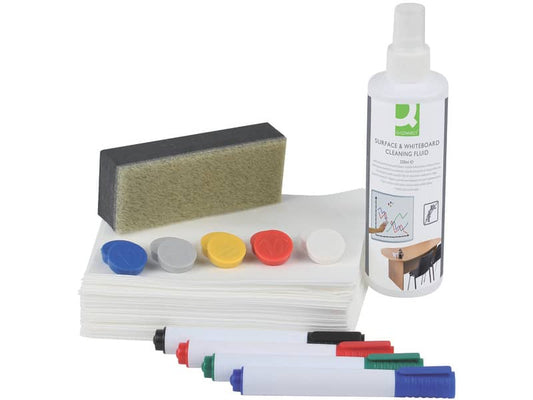 Kit per lavagne bianche Q-Connect pack accessori e pulizia - KF17448A