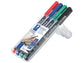 Penne a punta sintetica Staedtler Lumocolor permanent pen 313 s assortiti astuccio da 4 pezzi - 313 WP4