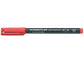 Penna a punta sintetica Staedtler Lumocolor permanent pen 317 M rosso 317-2