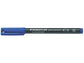 Penna a punta sintetica Staedtler Lumocolor permanent pen 317 M blu 317-3
