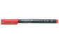 Penna a punta sintetica Staedtler Lumocolor permanent pen 318 F rosso 318-2