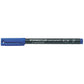 Penna a punta sintetica Staedtler Lumocolor permanent pen 318 F blu 318-3