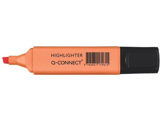 Evidenziatore Pastel Q-Connect 1,5-2 mm arancio KF17961