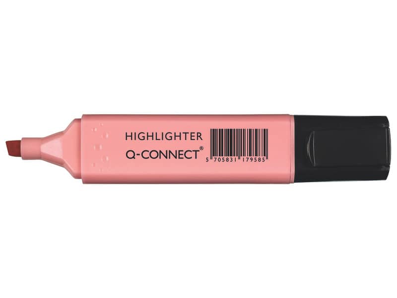 Evidenziatore Pastel Q-Connect 1,5-2 mm rosa KF17958