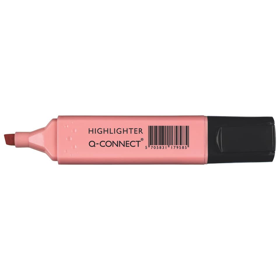 Evidenziatore Pastel Q-Connect 1,5-2 mm rosa KF17958
