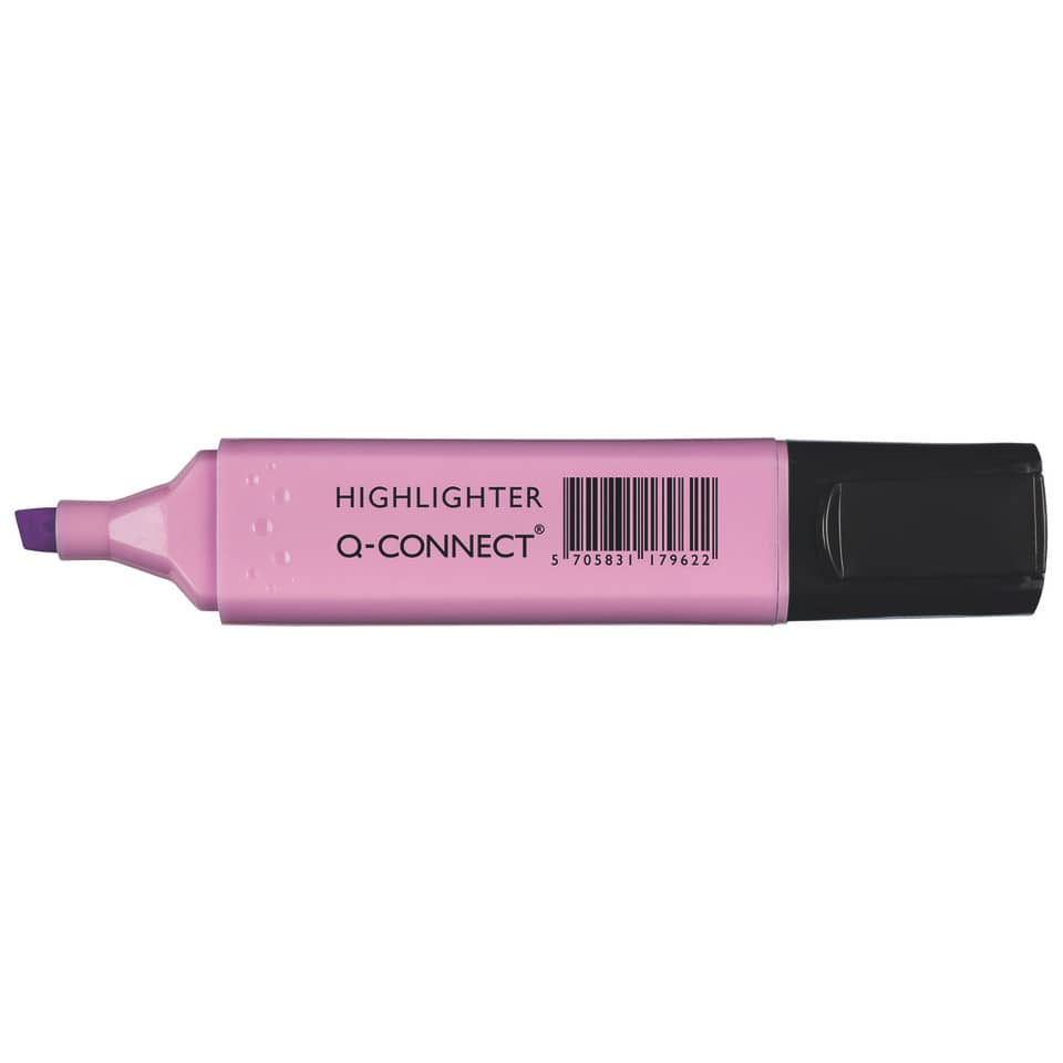 Evidenziatore Pastel Q-Connect 1,5-2 mm viola KF17962