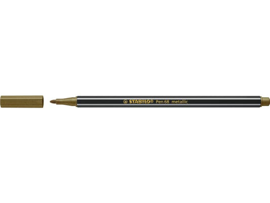 Pennarelli Stabilo Pen 68 metallic 1 mm oro - 68/810