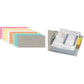 Separatore per archivio con due fori Q-Connect 24x10,5 cm 190 g/m² arancio conf. da 100 - KF00519