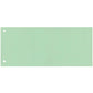 Separatore per archivio con due fori Q-Connect 24x10,5 cm 190 g/m² verde conf. da 100 - KF00518