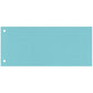 Separatore per archivio con due fori Q-Connect 24x10,5 cm 190 g/m² blu conf. da 100 - KF00512