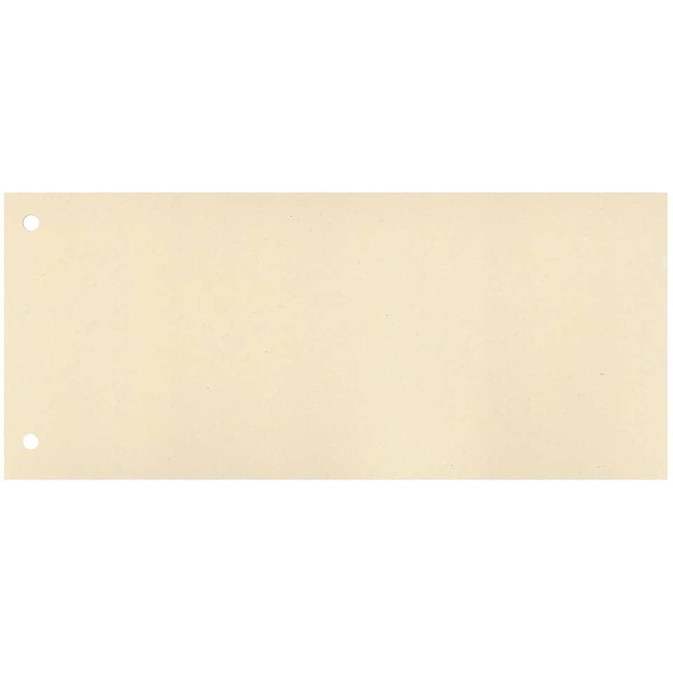 Separatore per archivio con due fori Q-Connect 24x10,5 cm 190 g/m² cuoio conf. da 100 - KF00514