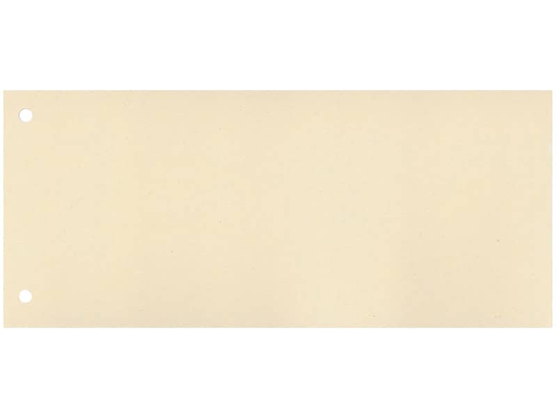 Separatore per archivio con due fori Q-Connect 24x10,5 cm 190 g/m² cuoio conf. da 100 - KF00514