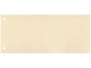 Separatore per archivio con due fori Q-Connect 24x10,5 cm 190 g/m² cuoio conf. da 100 - KF00514