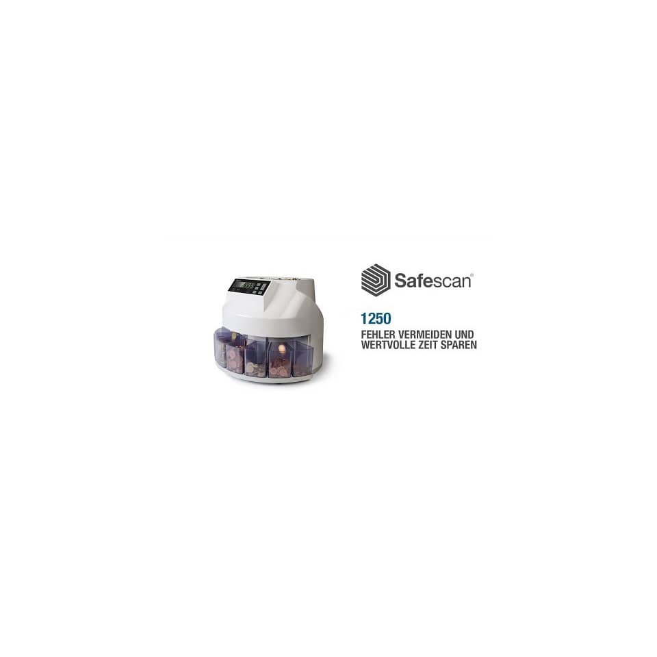 Conta e dividi monete Safescan 1250 fino a 500 monete grigio 113-0547