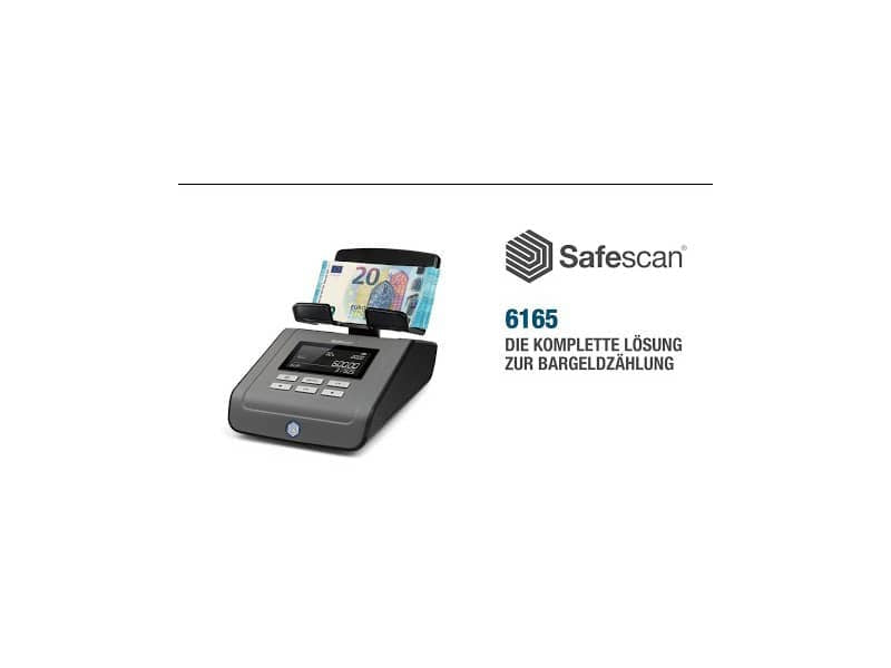 Bilancia conta denaro Safescan 6165 nero  131-0573