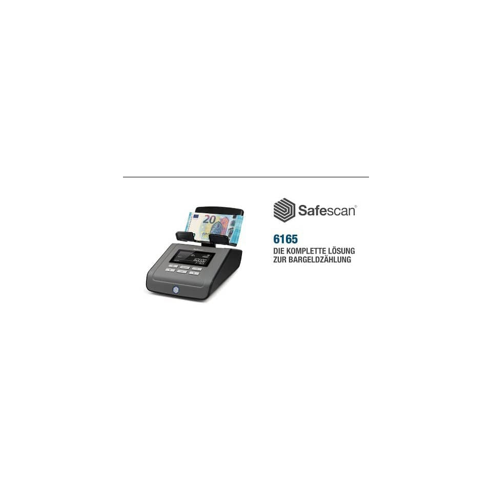 Bilancia conta denaro Safescan 6165 nero  131-0573