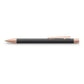 Penna a sfera a scatto Faber-Castell Neo Slim M nero/rosegold 343320