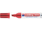 Marcatore permanente edding 500 punta scalpello 2-7 mm rosso 4-500002