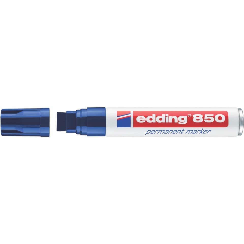 Marcatore permanente edding 850 punta scalpello 5-15 mm blu 4-850003