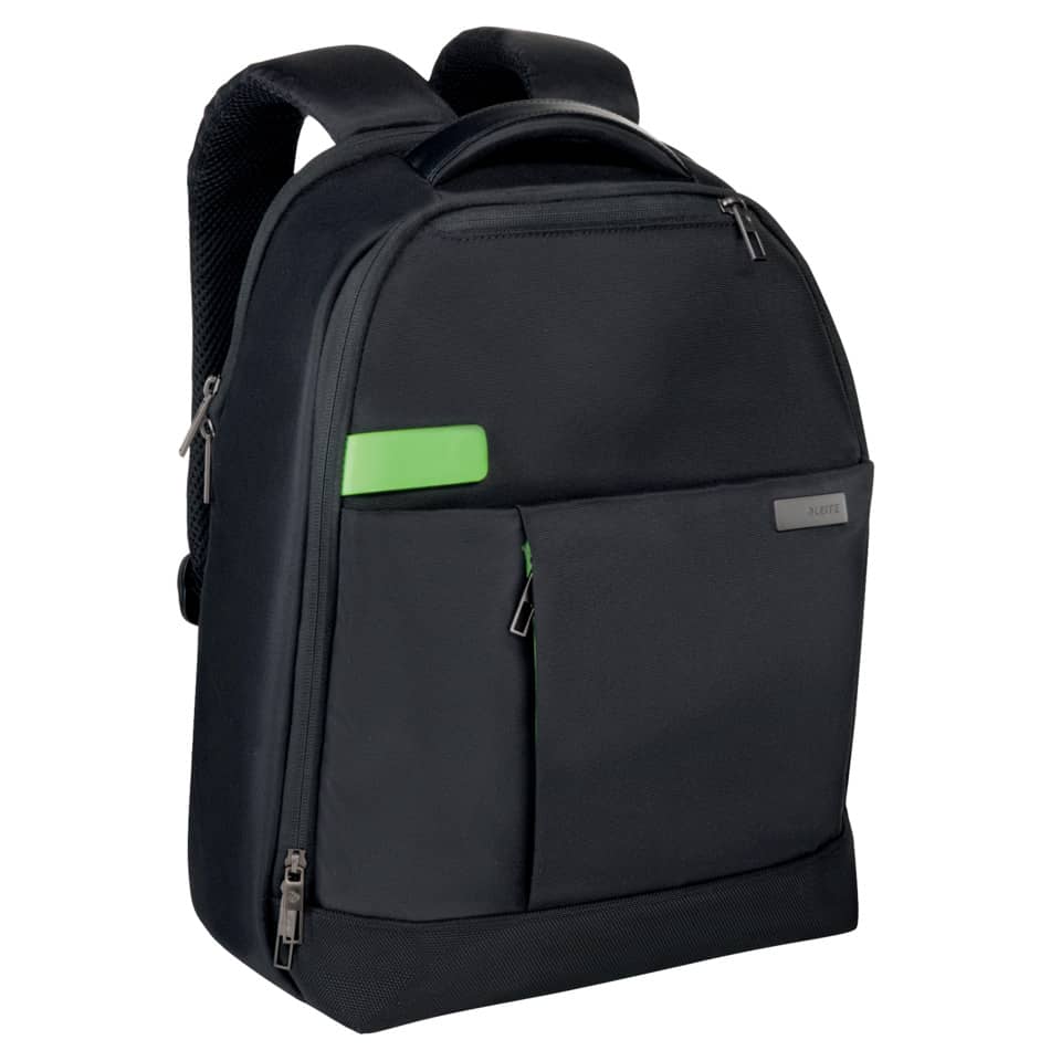 Zaino portacomputer Leitz Smart Traveller 13,3" poliestere 2 scomparti nero - 60870095