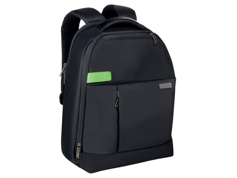 Zaino portacomputer Leitz Smart Traveller 13,3" poliestere 2 scomparti nero - 60870095