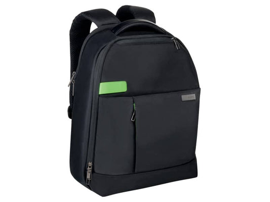 Zaino portacomputer Leitz Smart Traveller 13,3" poliestere 2 scomparti nero - 60870095