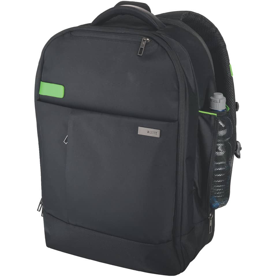 Zaino portacomputer Overnight 17" Leitz Smart Traveller in poliestere nero 60880095