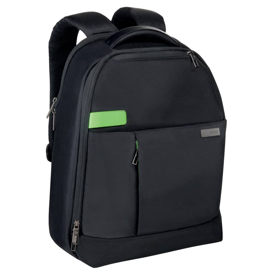 Zaino portacomputer Leitz Smart Traveller 13,3" poliestere 2 scomparti nero - 60870095