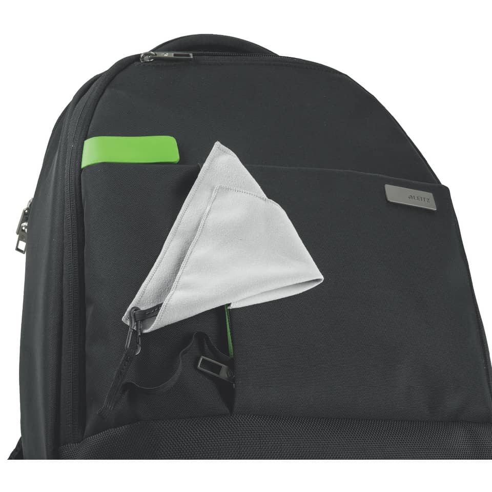 Zaino portacomputer Leitz Smart Traveller 13,3" poliestere 2 scomparti nero - 60870095