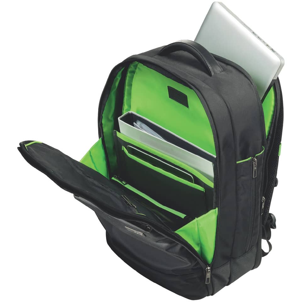 Zaino portacomputer Overnight 17" Leitz Smart Traveller in poliestere nero 60880095