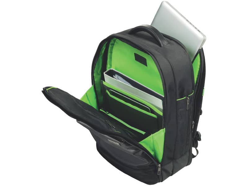Zaino portacomputer Overnight 17" Leitz Smart Traveller in poliestere nero 60880095