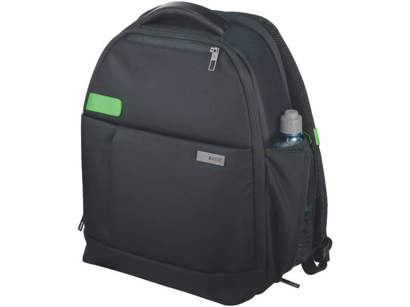 Zaino portacomputer Leitz Smart Traveller 13,3" poliestere 2 scomparti nero - 60870095