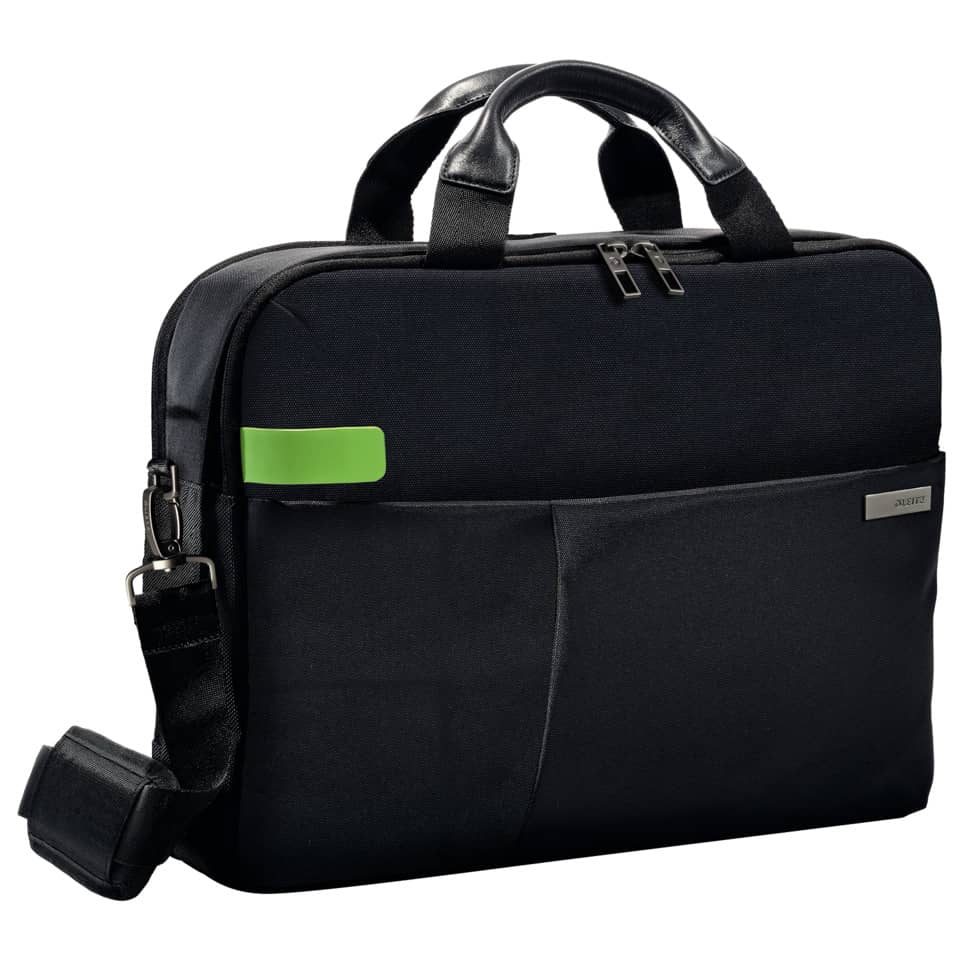 Borsa per computer Leitz Smart Traveller 15,6" in poliestere 2 scomparti nero - 60160095