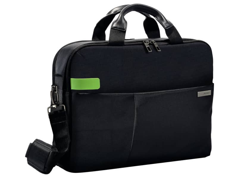 Borsa per computer Leitz Smart Traveller 15,6" in poliestere 2 scomparti nero - 60160095