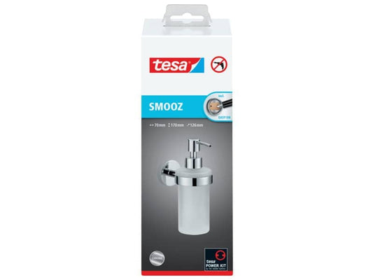 Dispenser sapone liquido tesa Smooz rimovibile e riutilizzabile 40323-00000-00