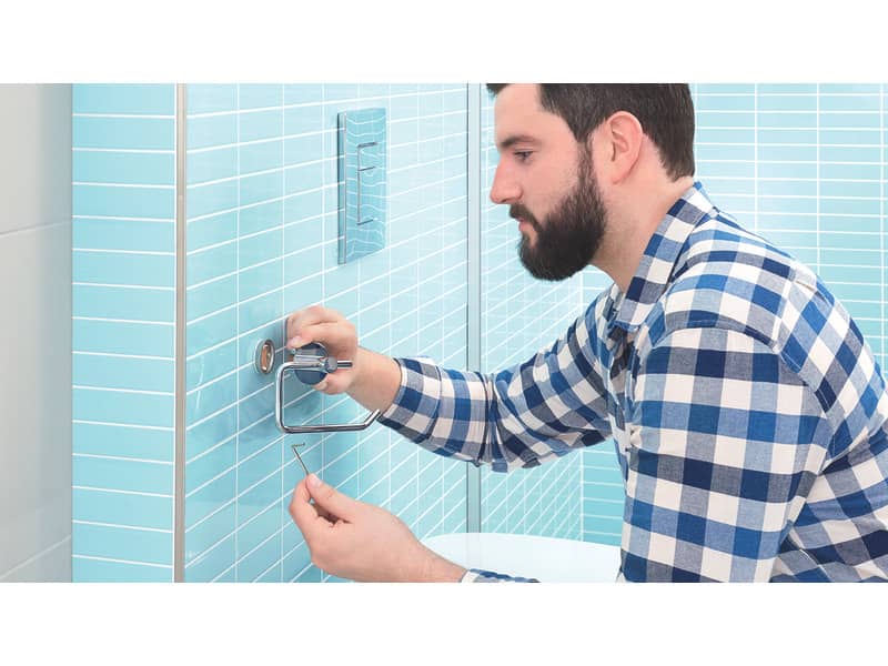 Portarotolo WC senza coperchio tesa Smooz rimovibile e riutilizzabile 40314-00000-00