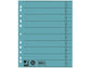 Separatore per archivio con perforazione universale Q-Connect 24x30 cm 230 g/m² blu  conf. da 100 - KF02786