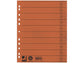 Separatore per archivio con perforazione universale Q-Connect 24x30 cm 230 g/m² arancio  conf. da 100 - KF02790
