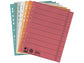 Separatore per archivio con perforazione universale Q-Connect 24x30 cm 230 g/m² assortiti  conf. da 100 - KF00642