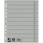 Separatore per archivio con perforazione universale Q-Connect 24x30 cm 230 g/m² grigio  conf. da 100 - KF02789