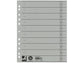 Separatore per archivio con perforazione universale Q-Connect 24x30 cm 230 g/m² grigio  conf. da 100 - KF02789