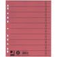 Separatore per archivio con perforazione universale Q-Connect 24x30 cm 230 g/m² rosso  conf. da 100 - KF02791