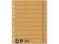 Separatore per archivio con perforazione universale Q-Connect 24x30 cm 230 g/m² giallo  conf. da 100 - KF02787